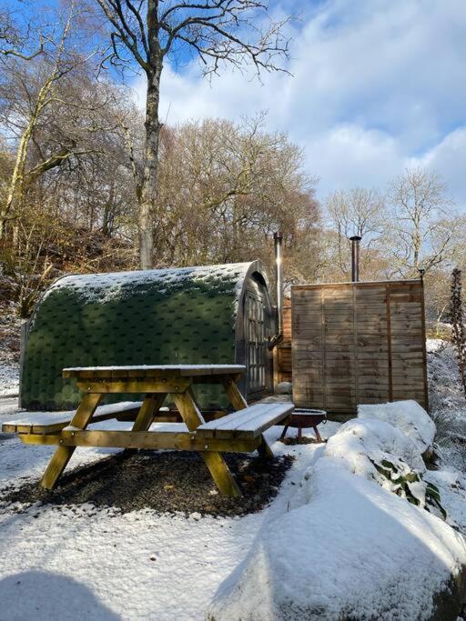 巴茅思Pine Cosy Winter Cabin - Hot Tub & Log Burner公寓 外观 照片