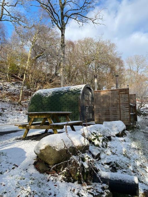 巴茅思Pine Cosy Winter Cabin - Hot Tub & Log Burner公寓 外观 照片